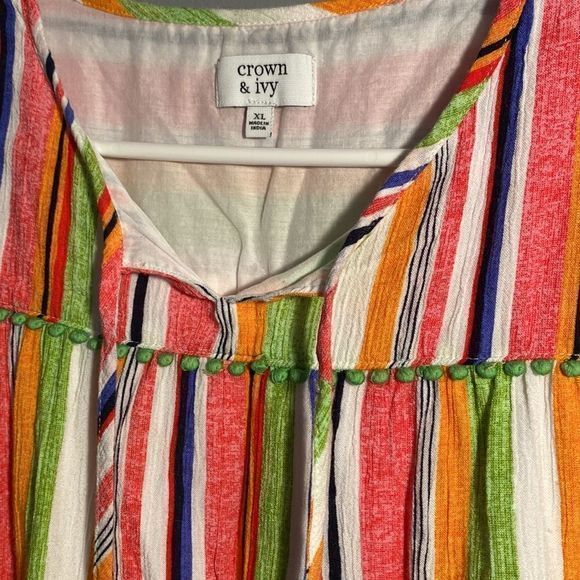 Crown&Ivy girls‎ multicolored top - Picture 2 of 6